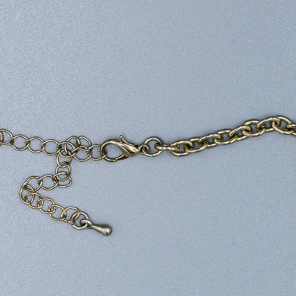 Yellow and Gold Statement Necklace - Picture 5 of 5